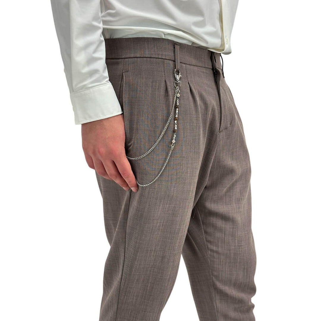 Imperial Pantaloni Uomo, Regular Fit, Pence, Cotone, Marrone