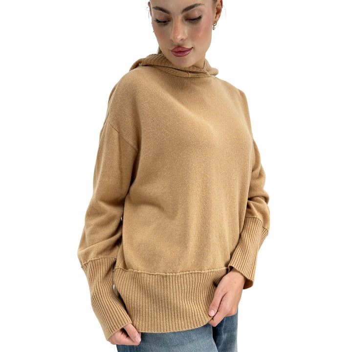 Relish, Maglia, Donna, Lana, Beige