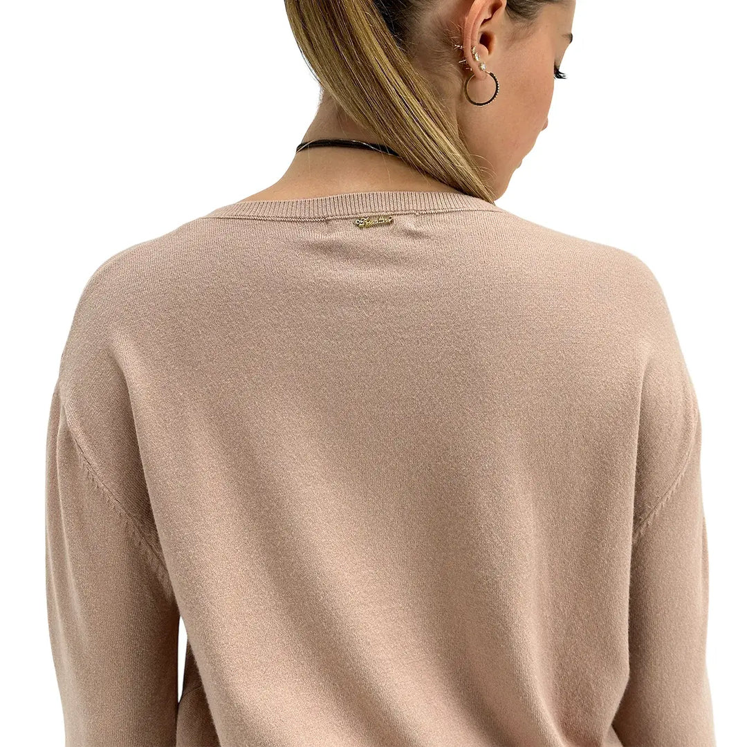 Koralline, Maglia, Donna, Tessuto Misto, Avorio