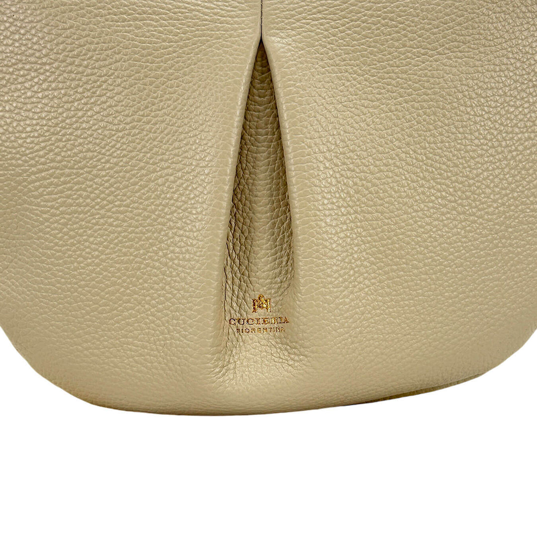 Cuoieria Fiorentina Emma Women's Bag, Shoulder Bag, Leather, Beige