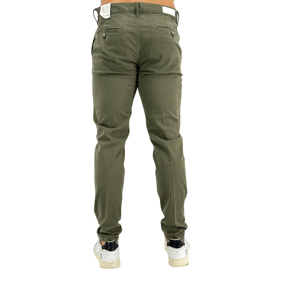 BL.11, Pantaloni, Uomo, Cotone, Verde