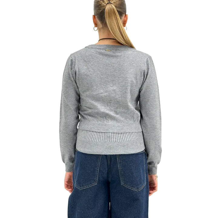 Koralline, Coprispalle, Donna, Tessuto Misto, Grigio