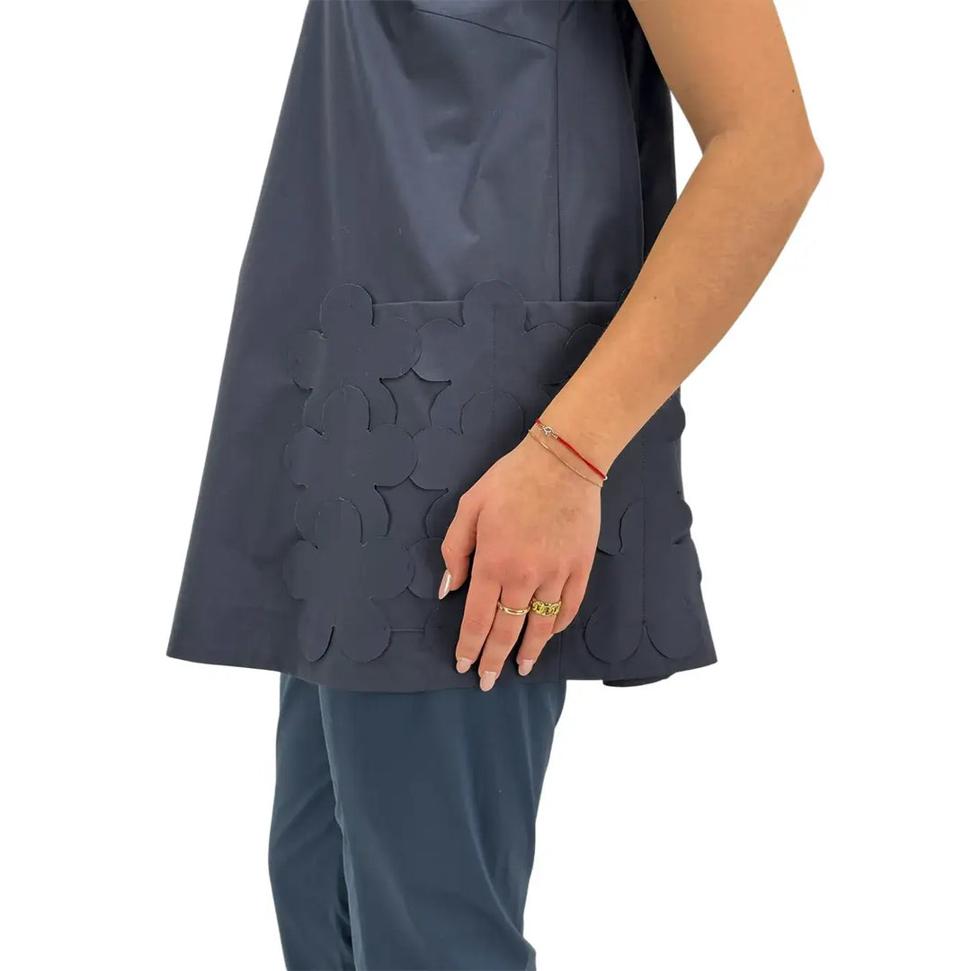 Meimeij, Blusa, Donna, Cotone, Blu