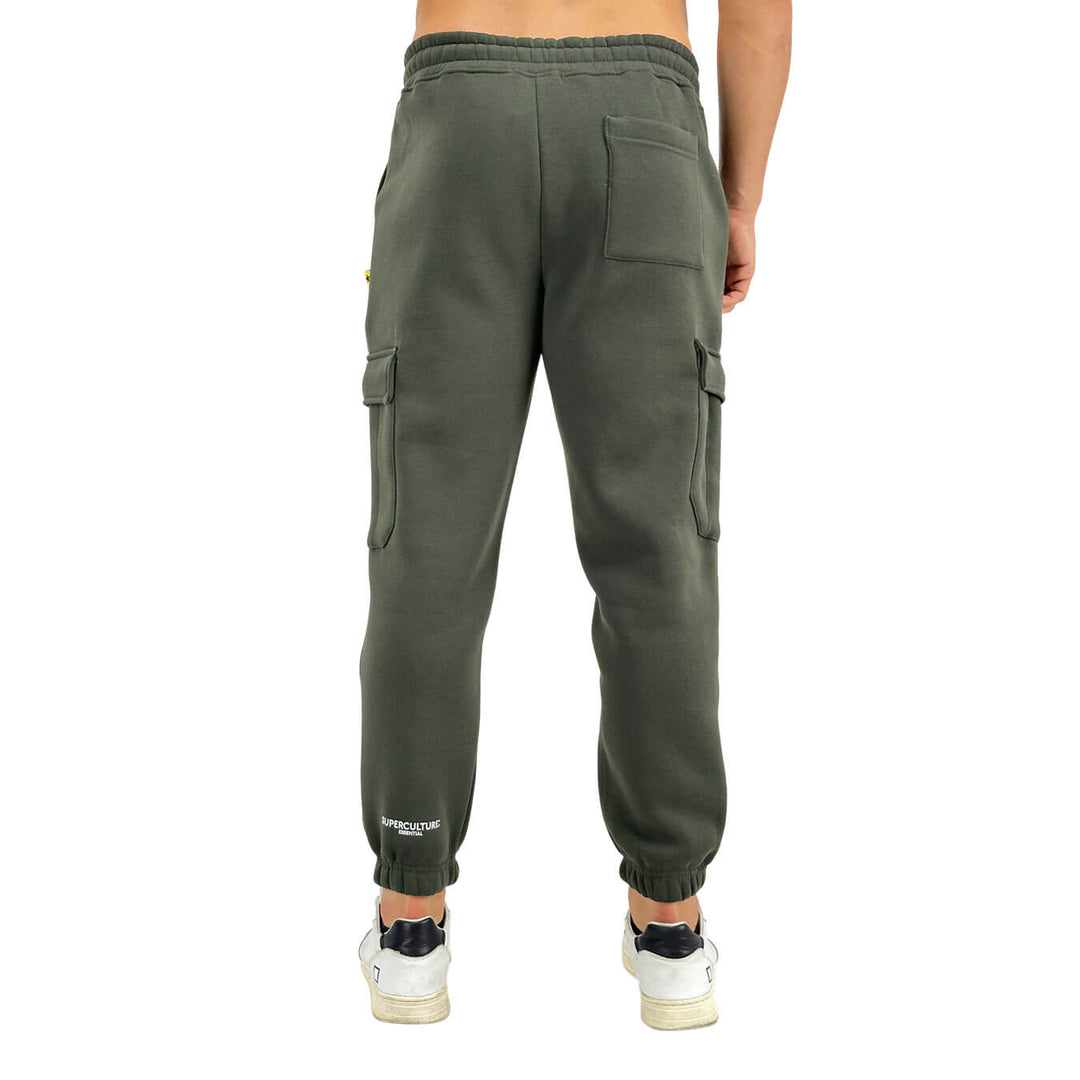 Superculture, Pantaloni, Uomo, Cotone, Verde