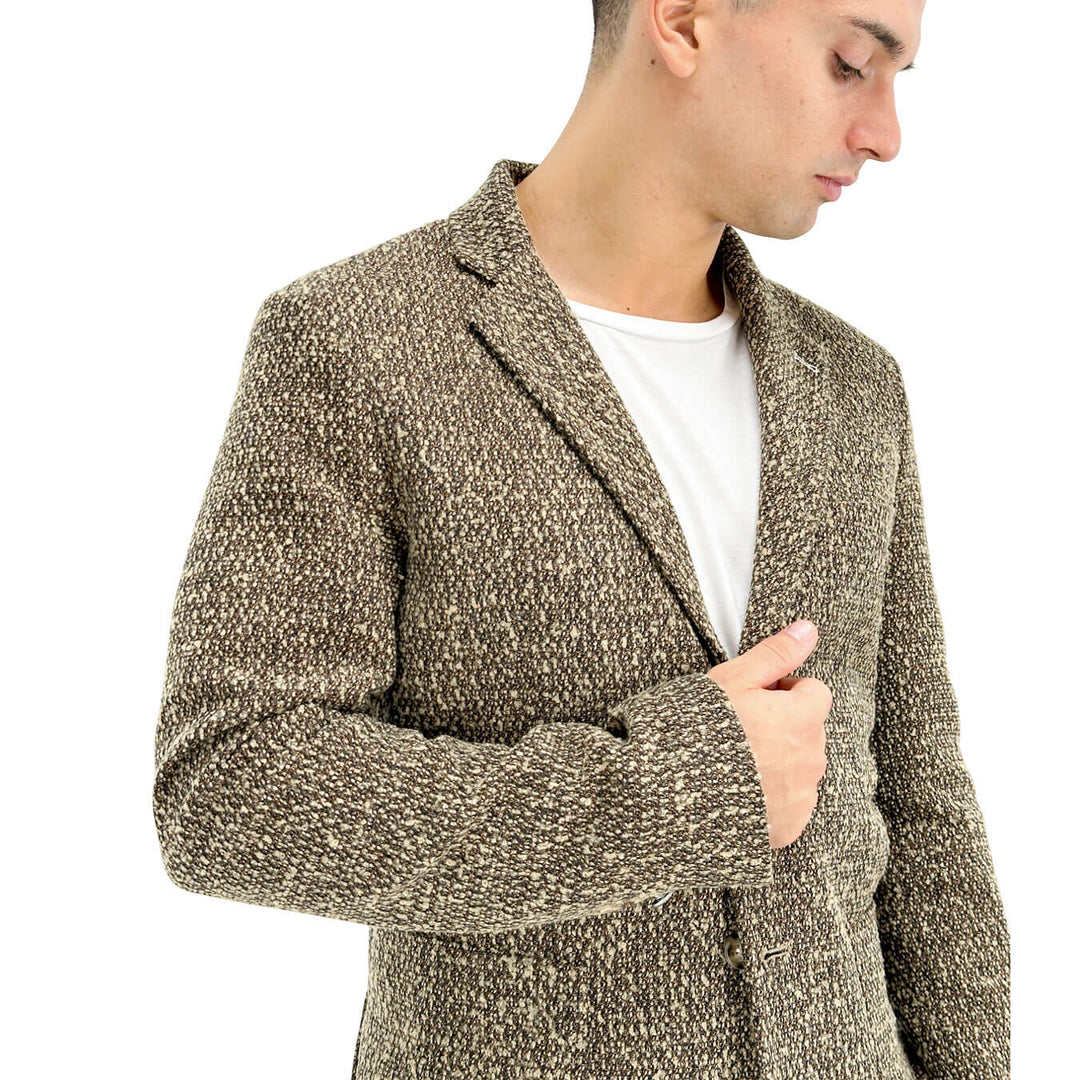 BL.11, Giacca, Uomo, Tessuto Misto, Beige