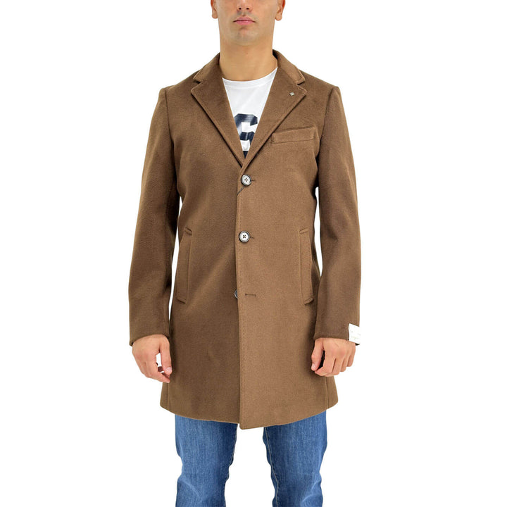 Markup, cappotto, Uomo, Poliestere, Marrone
