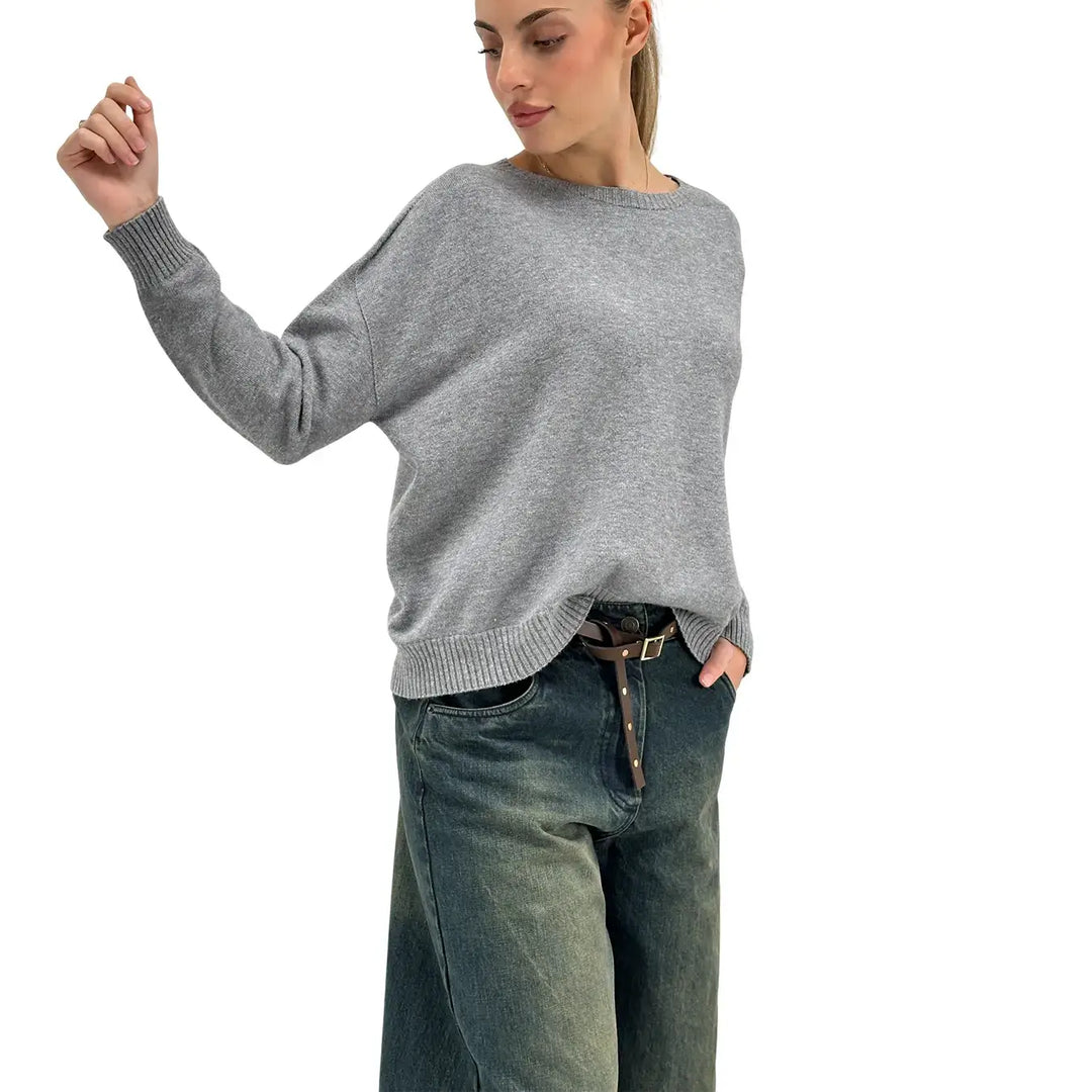 Motel, Maglia, Donna, Tessuto Misto, Grigio