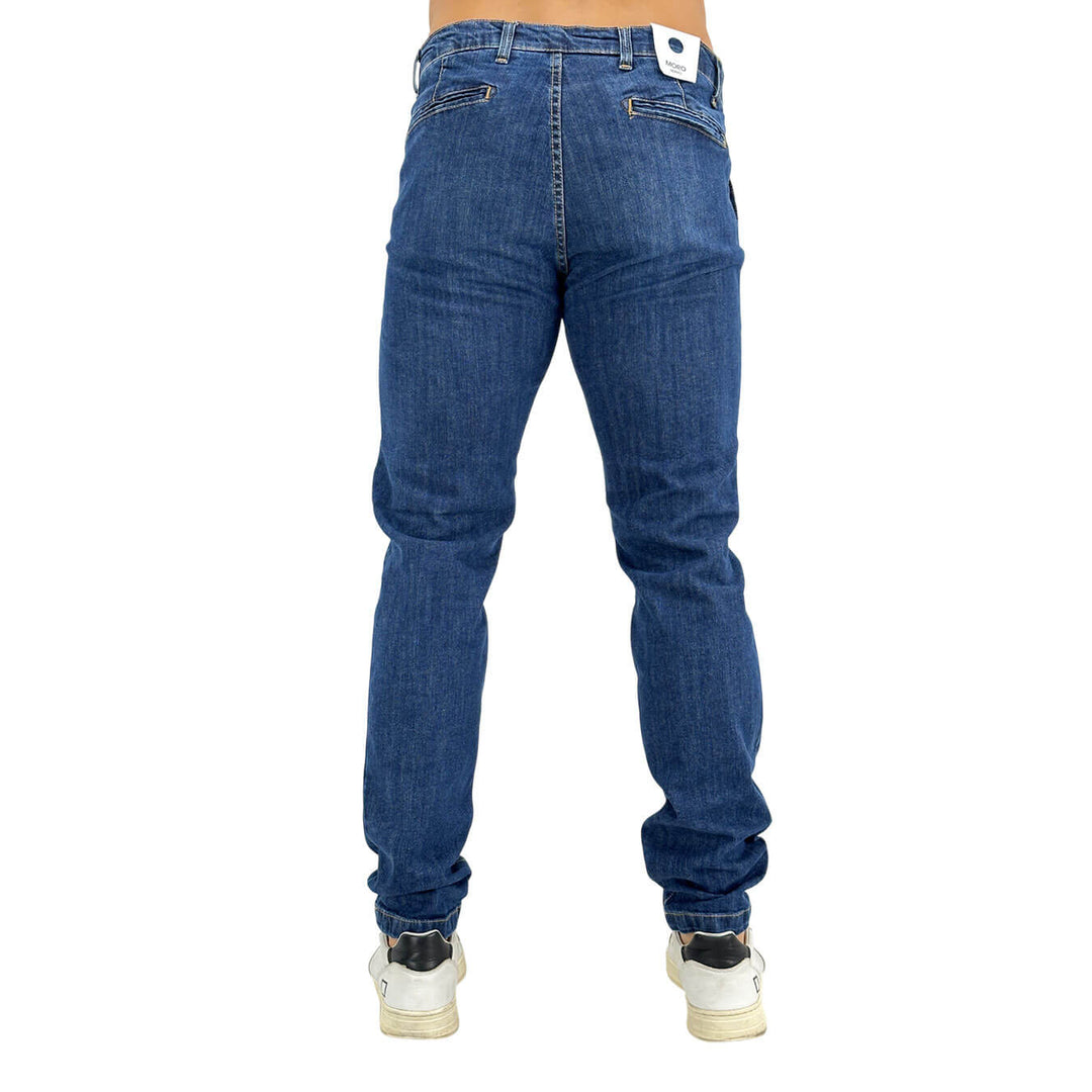 Moro, Jeans, Uomo, Cotone, Blu