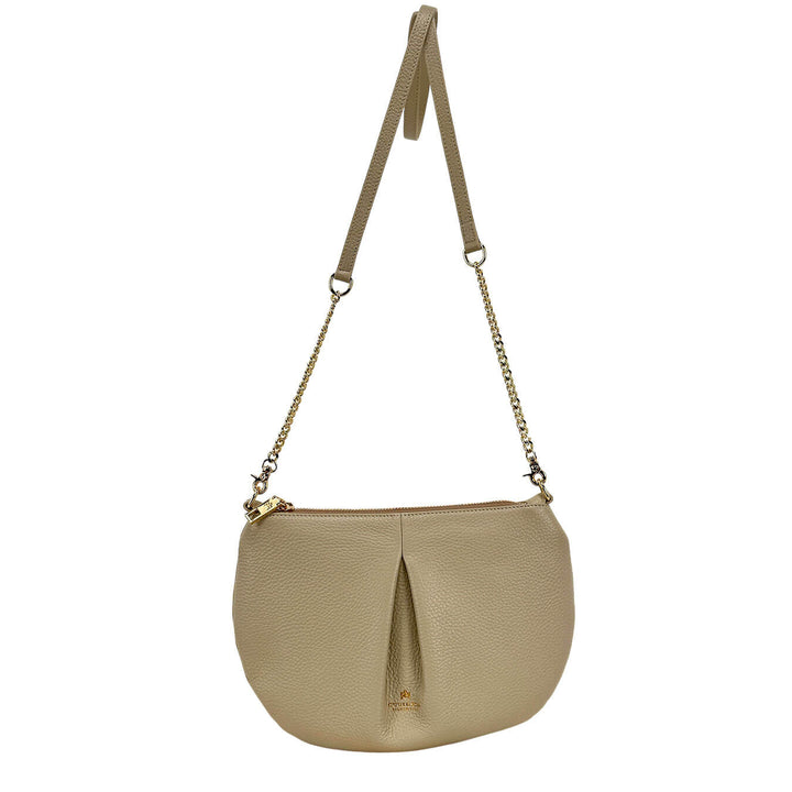 Cuoieria Fiorentina Emma Women's Bag, Shoulder Bag, Leather, Beige