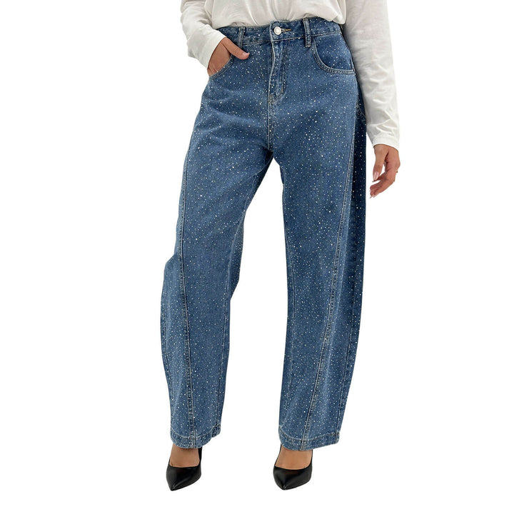 Tensione In, Jeans, Donna, Strass, Cotone