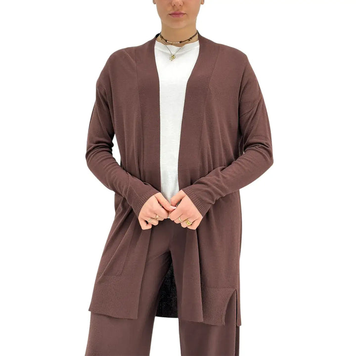 Kontatto, Cardigan , Donna, Tessuto Misto, Marrone