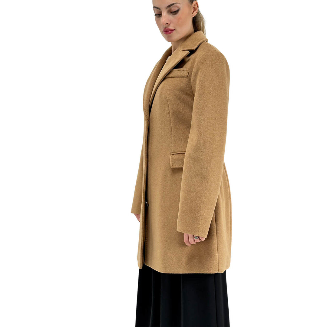 Markup, Cappotto, Donna, Tessuto Misto, Beige