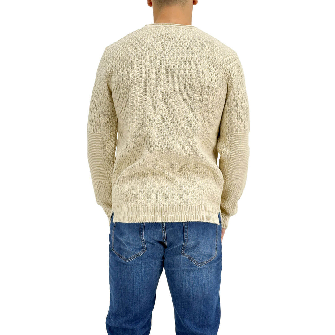 BL.11, Maglia, Uomo, Acrilico, Beige
