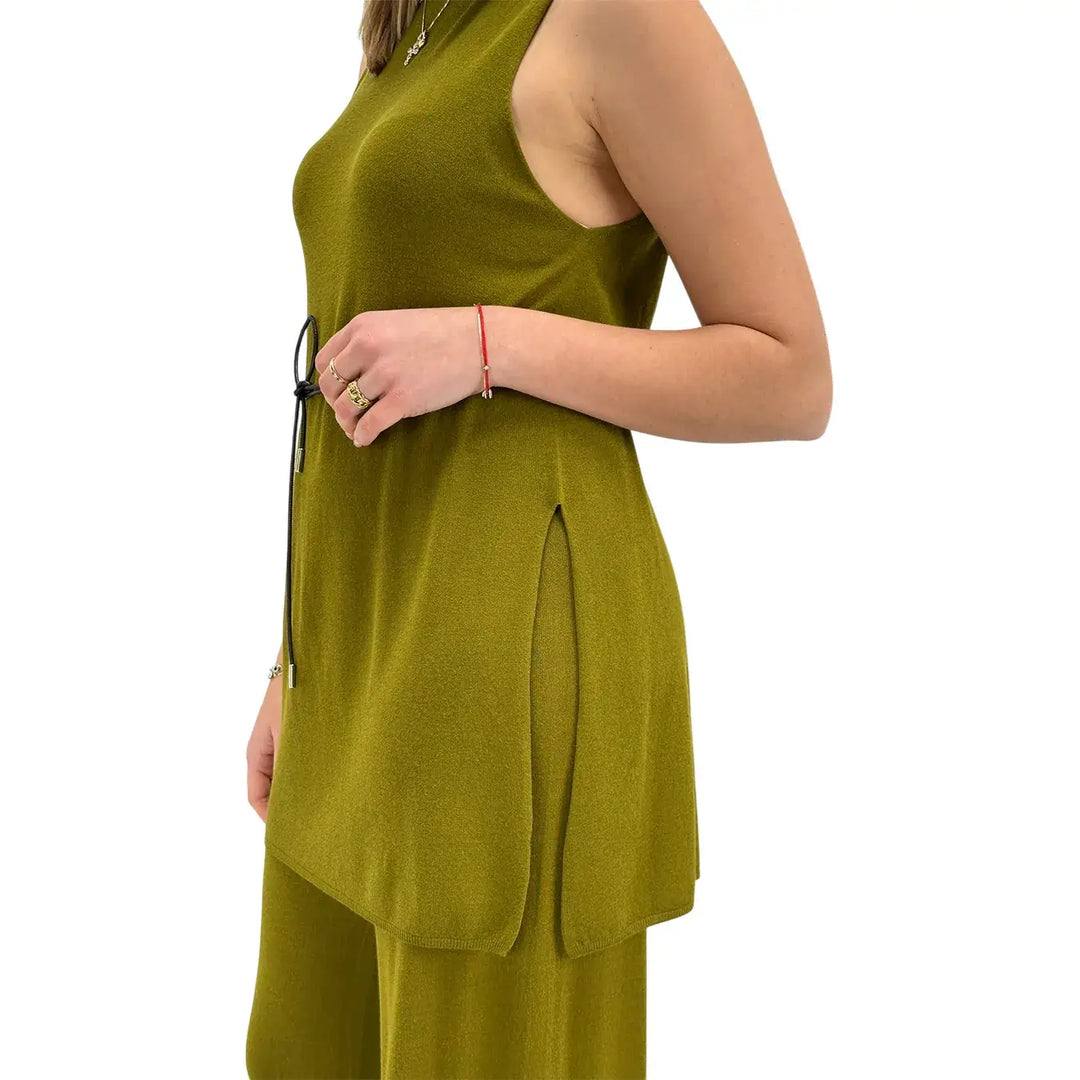 Kontatto, Maglia, Donna, Tessuto Misto, Verde