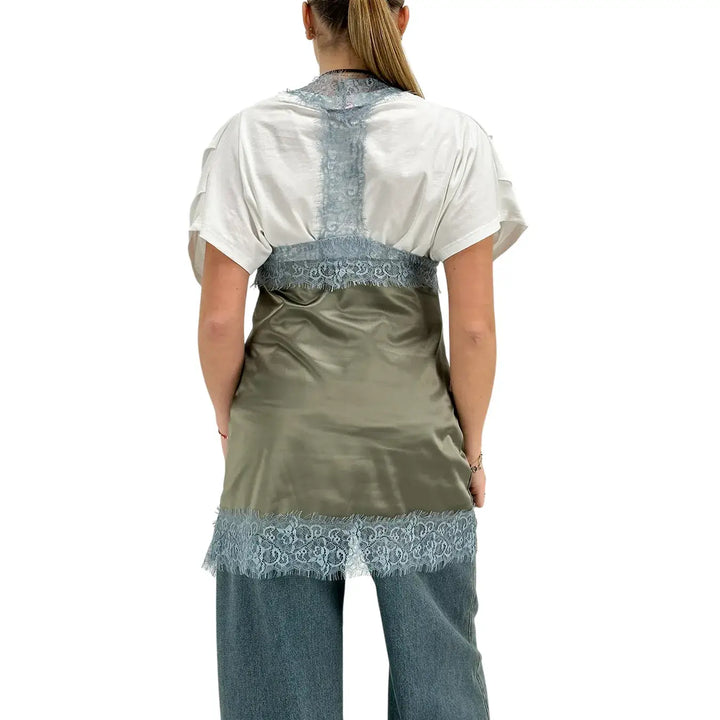 Kontatto, Top, Donna, Pizzo, Moro e Azzurro