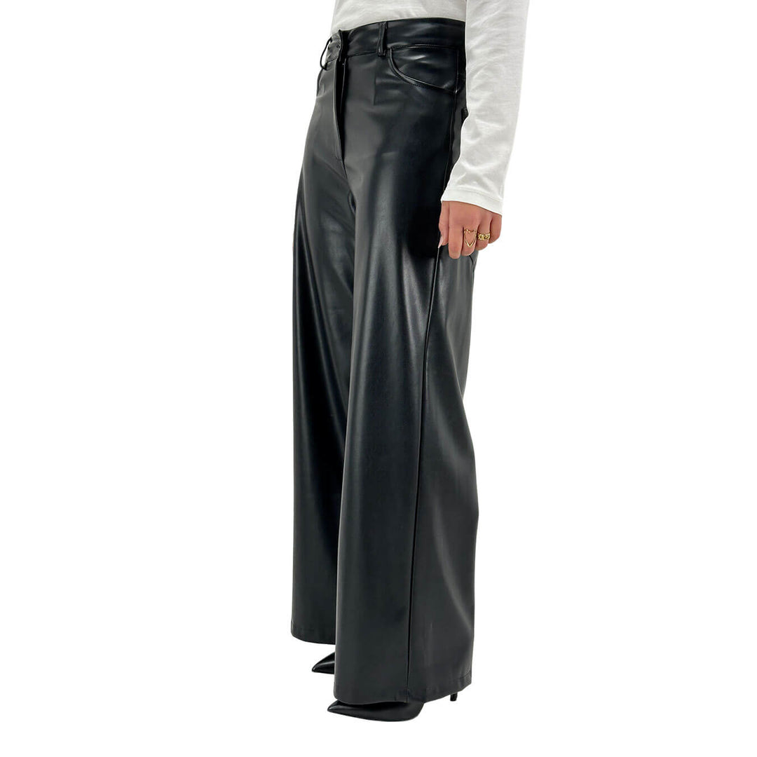 Tensione In, Pantaloni, Donna, Eco Pelle, Nero