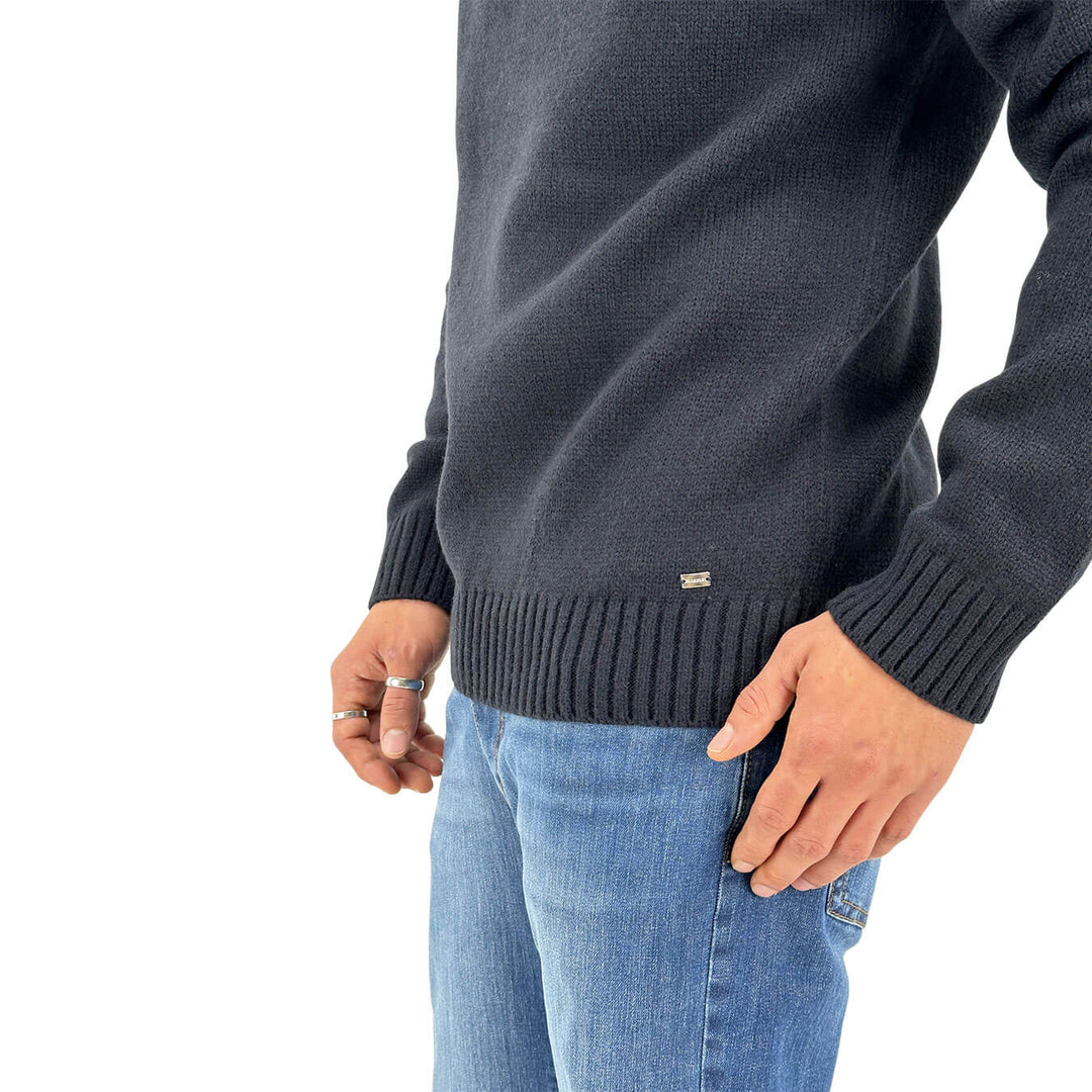 Markup, Maglia, Uomo, Tessuto Misto, Blu