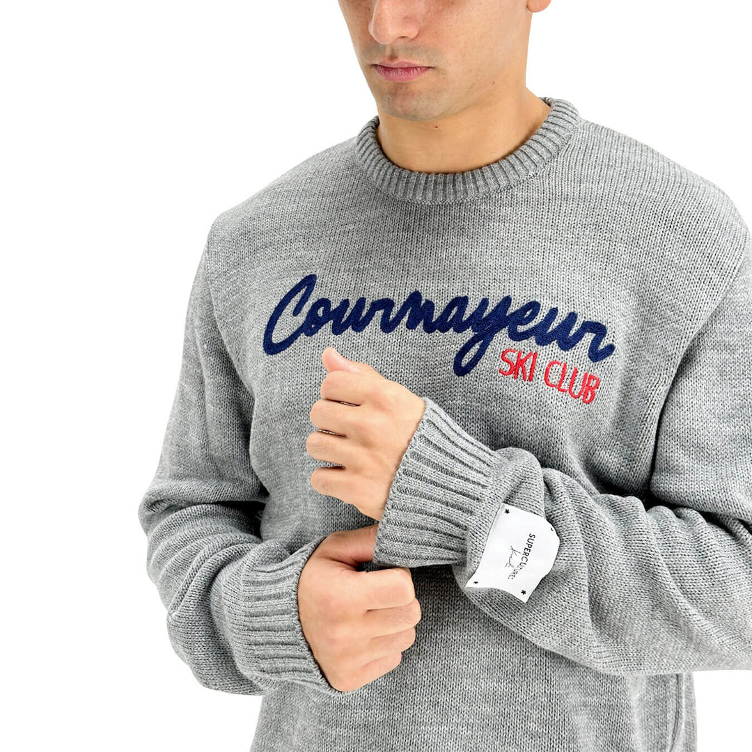 Superculture, Maglia, Uomo, Acrilico, Grigio