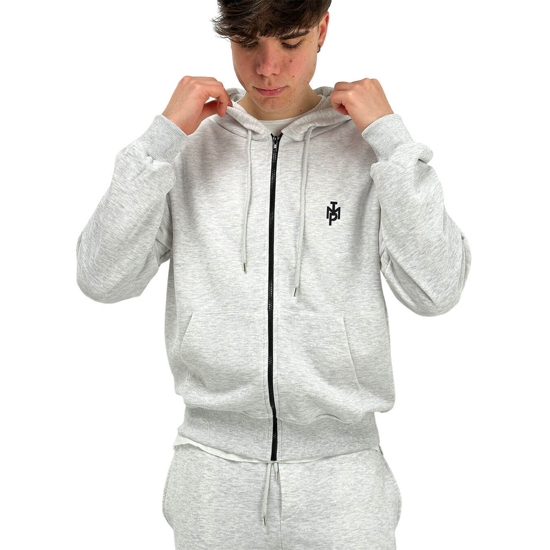 Imperial Felpa Basic Uomo, Cappuccio, Cotone Misto, Grigio
