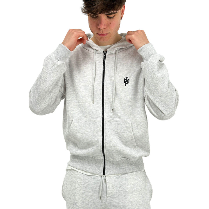 Imperial Felpa Basic Uomo, Cappuccio, Cotone Misto, Grigio