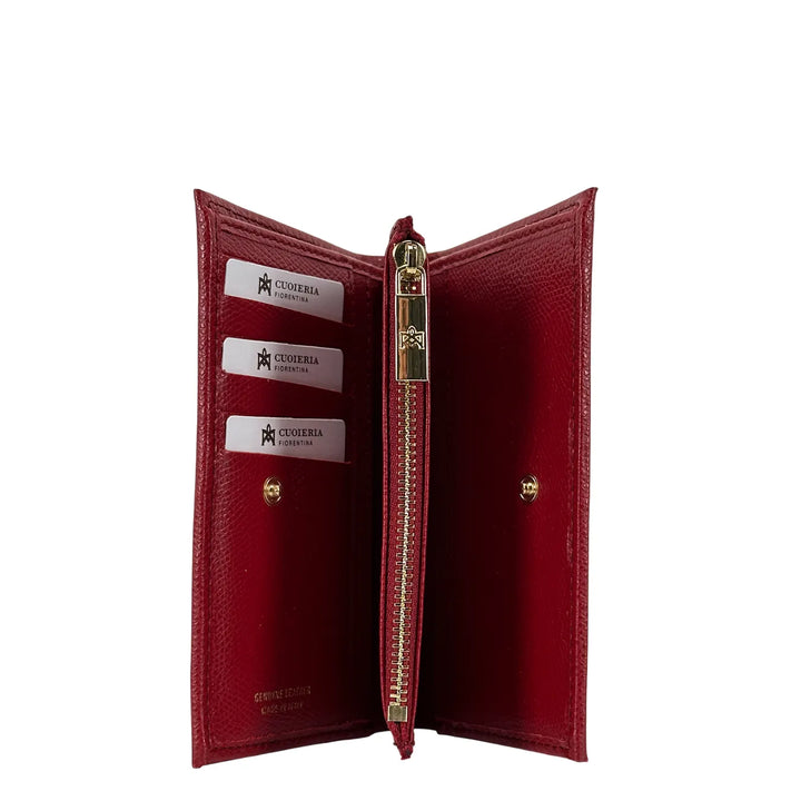 Cuoieria Fiorentina, Portafoglio, Donna, Pelle, Rosso