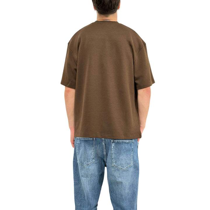 Imperial Maglia Uomo, T-Shirt, Girocollo, Cotone, Marrone