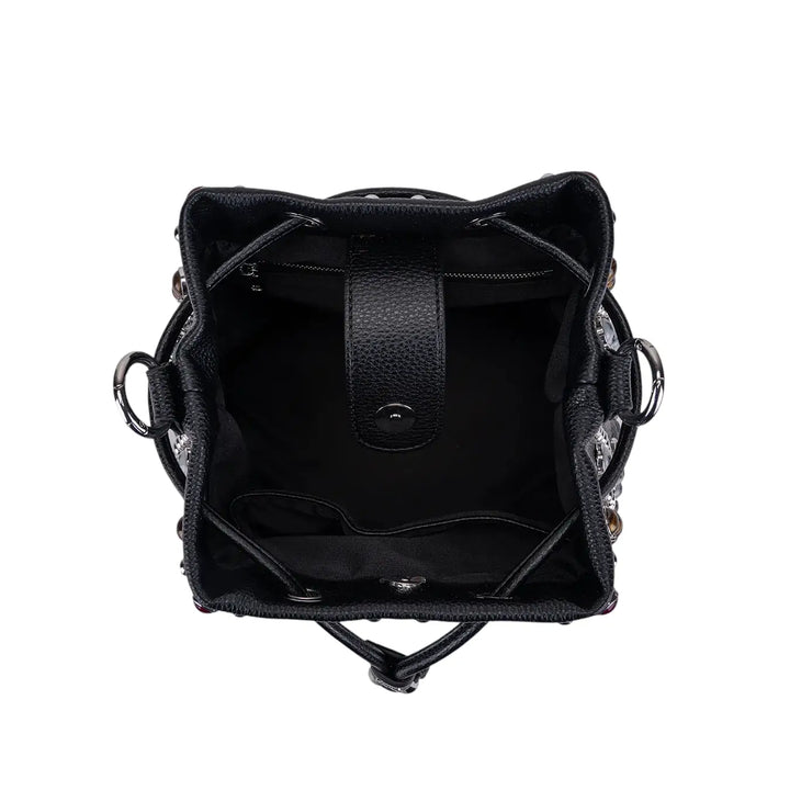 La Carrie, Secchiello, Donna, Ecopelle e Pietre, Nero