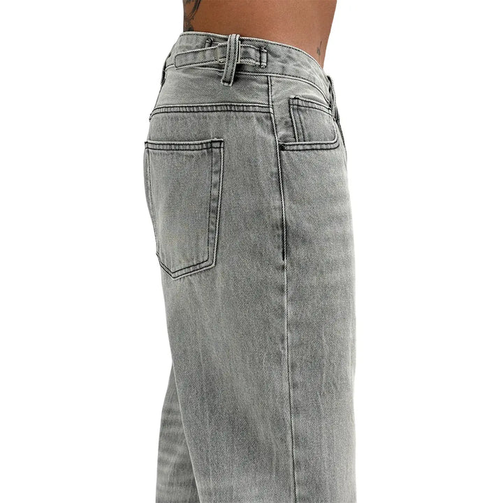 Rytual, Jeans, Straight Fit, Uomo, Cotone, Grigio