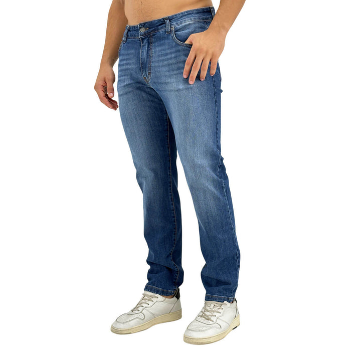 Moro, Jeans, Uomo, Cotone, Blu