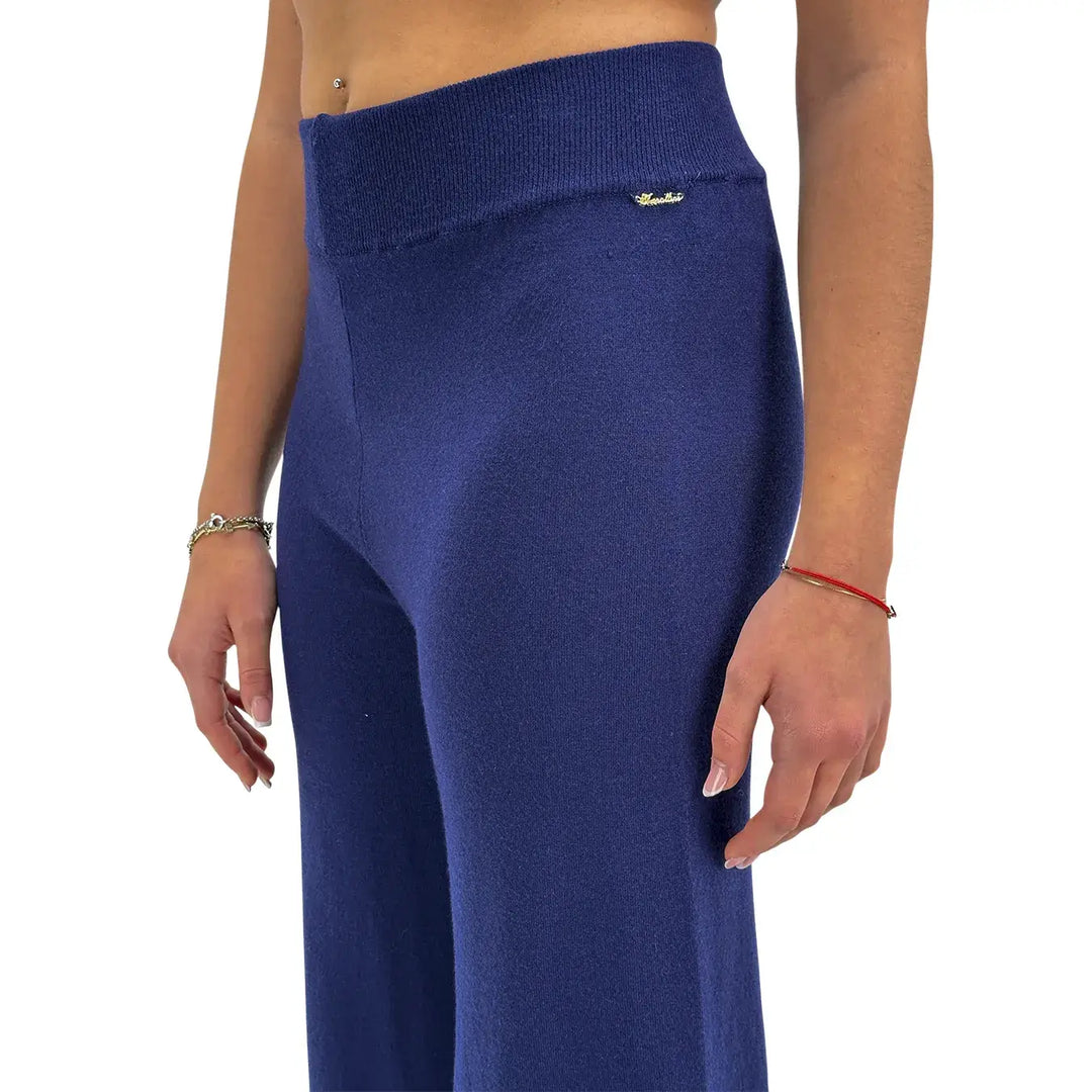 Koralline, Pantaloni, Donna, Tessuto Misto, Blu