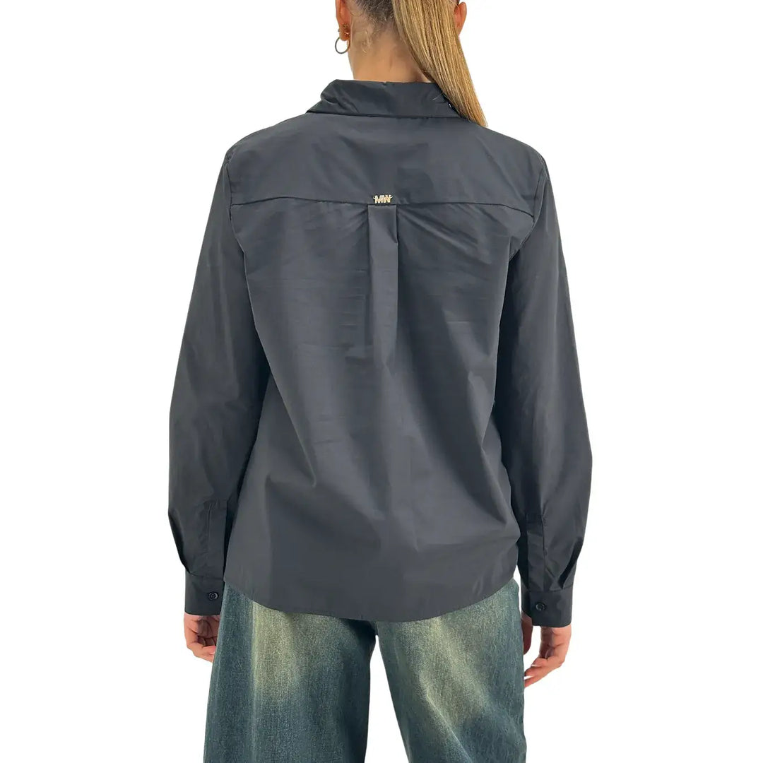 Markup, Camicia, Donna, Cotone, Nero