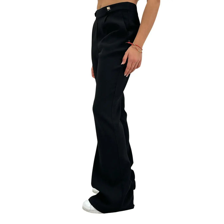 Koralline, Pantaloni, Donna, Poliestere, Nero