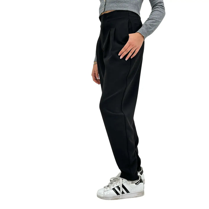 Koralline, Pantaloni, Donna, Poliestere, Nero