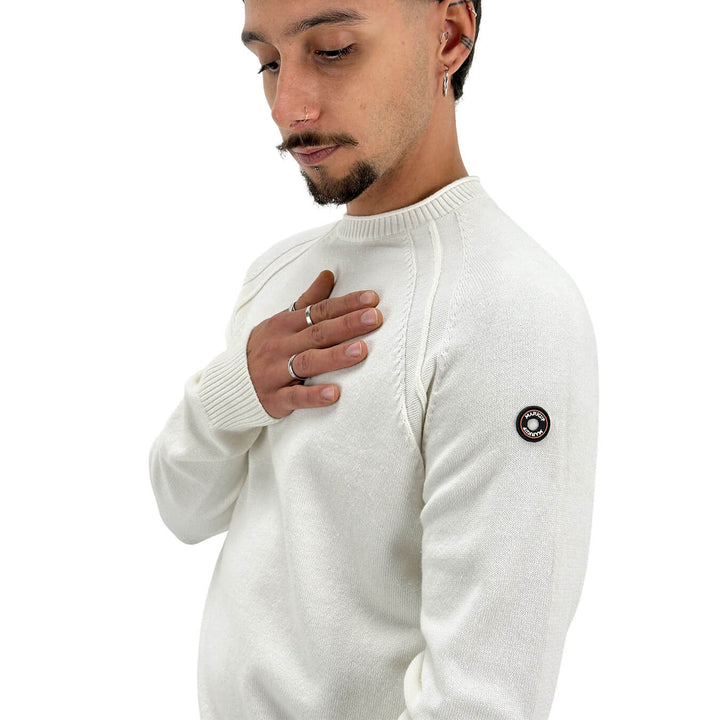 Markup, Maglia, Uomo, Cotone, Bianco