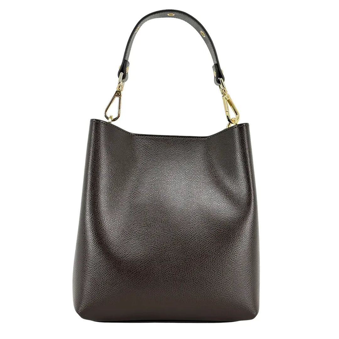 Cuoieria Fiorentina, Borsa Secchiello, Donna, Pelle, Moro