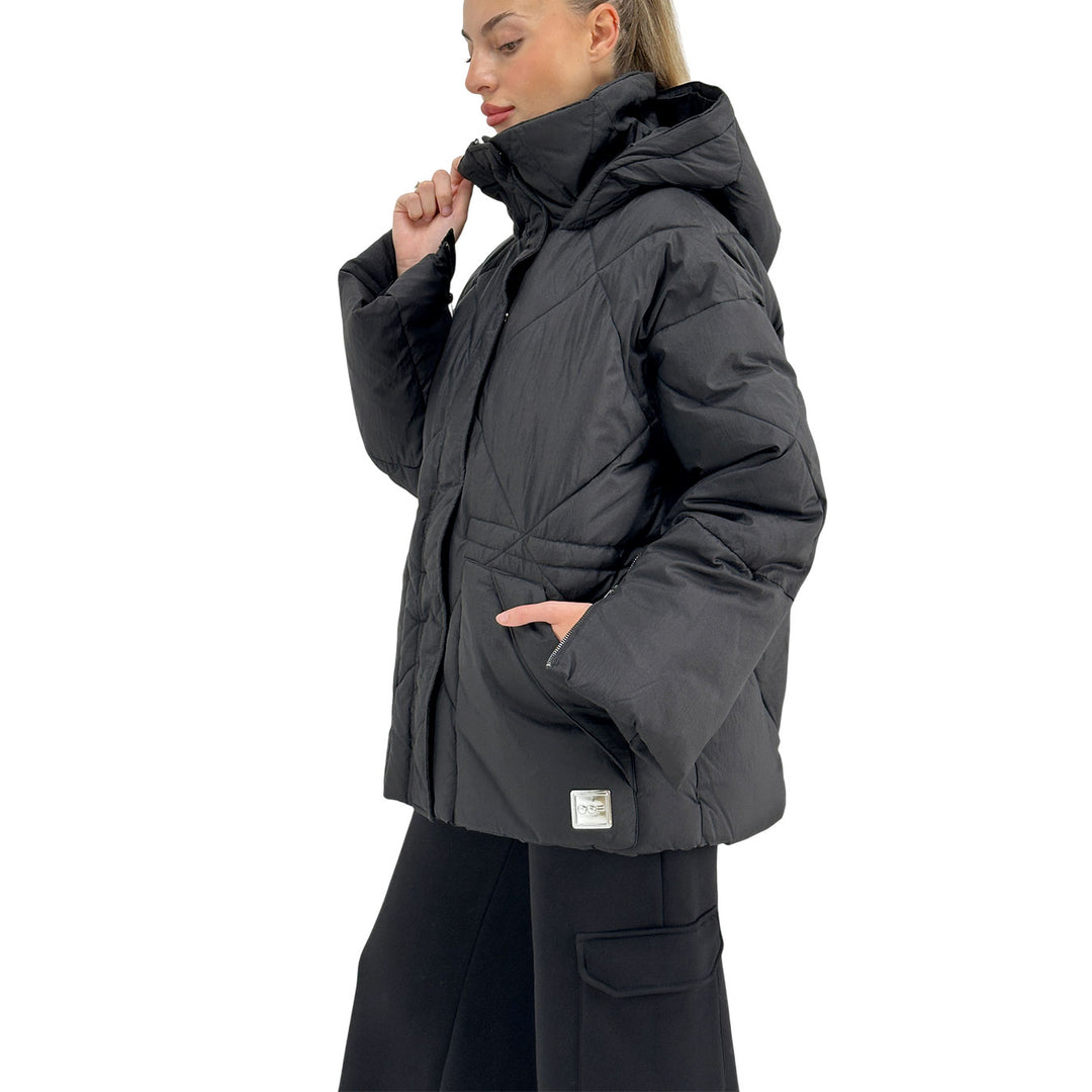 Oof Wear, Piumino, Donna, Nylon, Nero