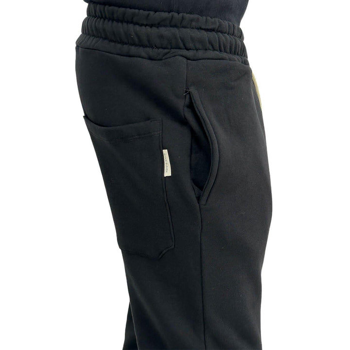 BL.11 Block Eleven Pantaloni Uomo, Coulisse, Lungo, Cotone, Nero