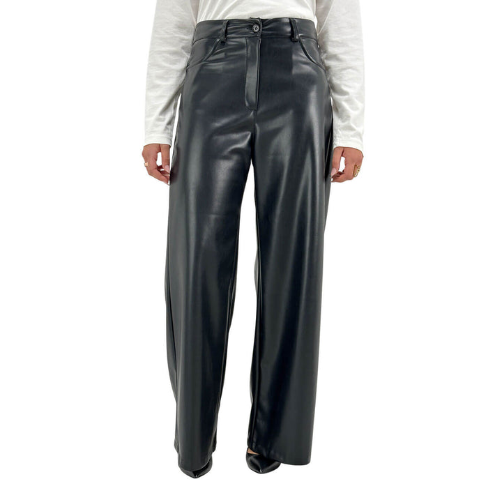 Tensione In, Pantaloni, Donna, Eco Pelle, Nero