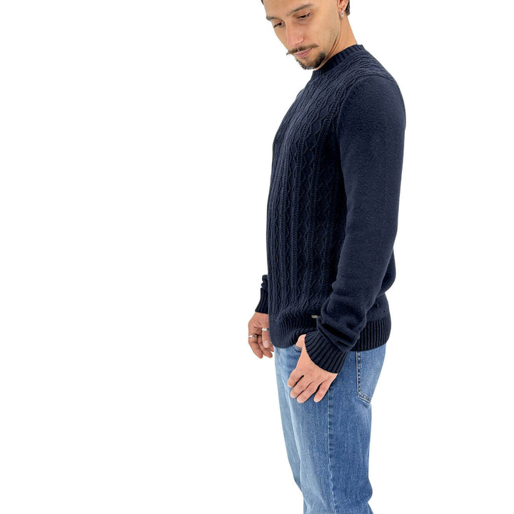 Markup, Maglia, Uomo, Tessuto Misto, Blu