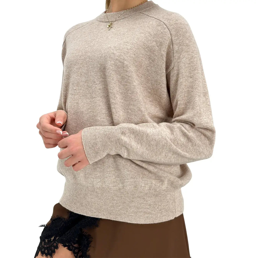 Tensione In, Maglia, Donna, Lana, Beige