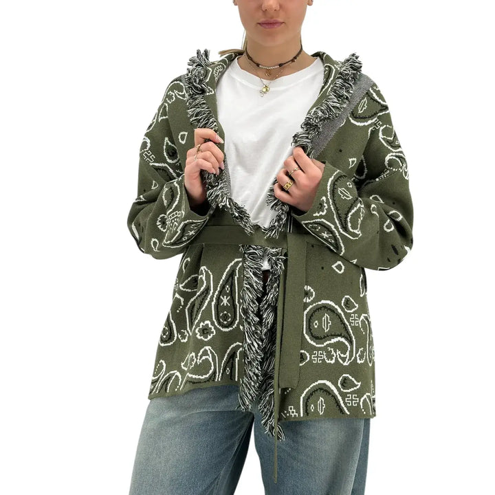 Kontatto, Giacca, Donna, Fantasia, Verde