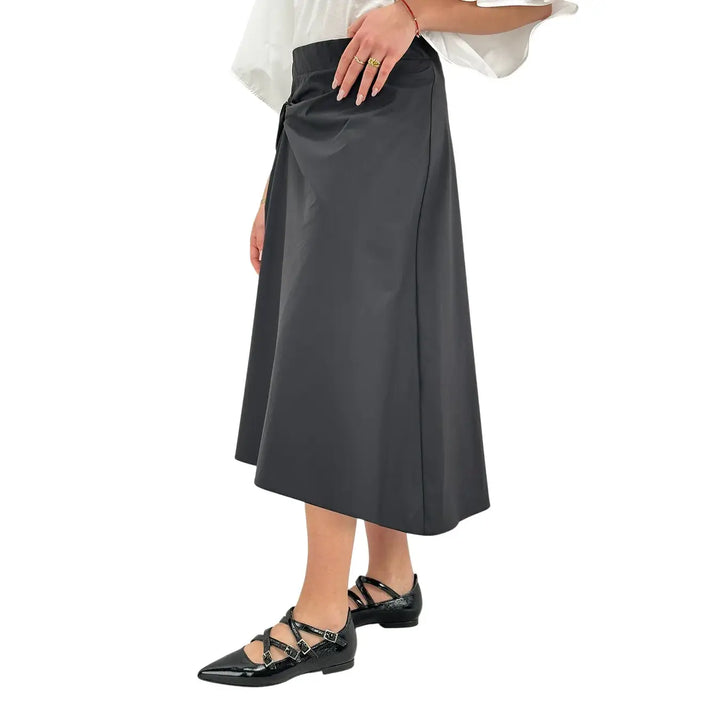 Meimeij, Gonna, Donna, Drappeggiata, Nero