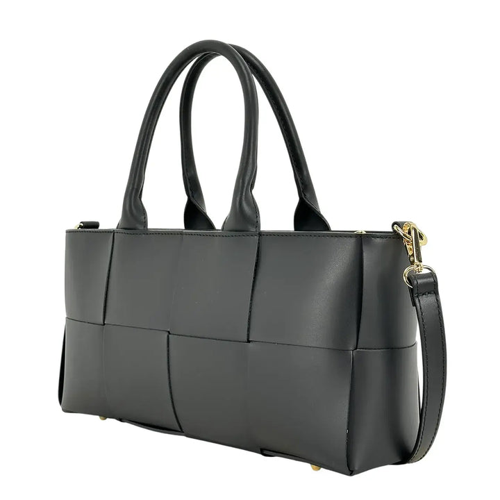 Bassini, Borsa, Donna, Greta, Pelle, Nero