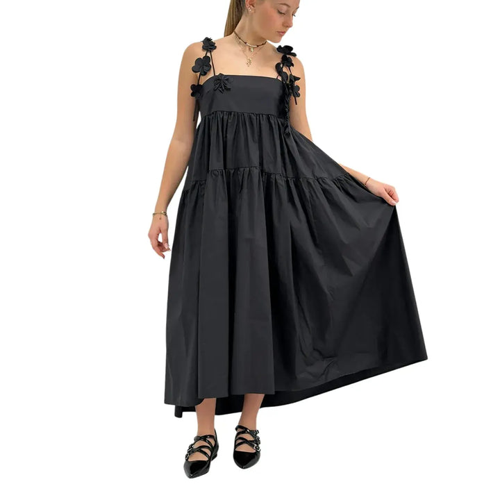 Meimeij, Abito, Donna, Cotone, Nero