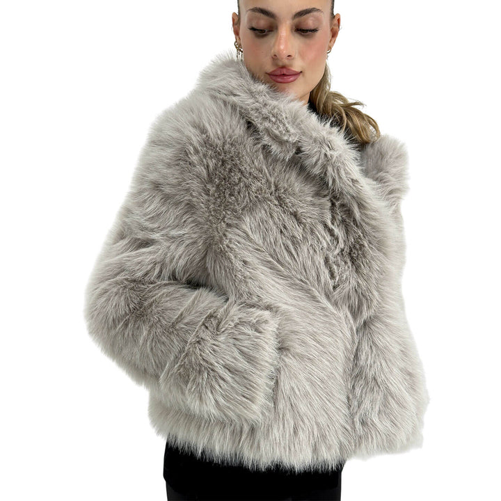 Relish, Ecopelliccia, Donna, Poliestere, Grigio