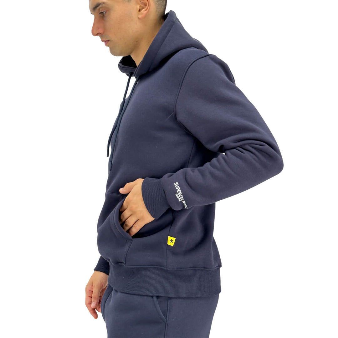 Superculture, Felpa, Uomo, Cotone, Blu