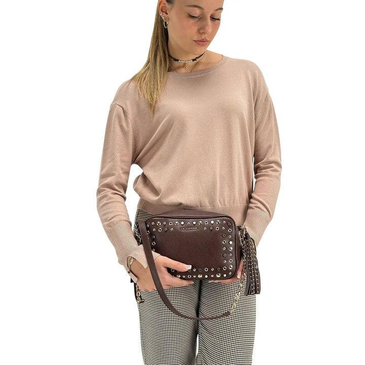 Koralline, Maglia, Donna, Tessuto Misto, Avorio