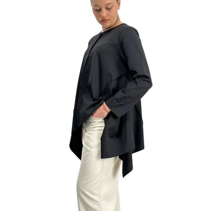 Bassini, Maglia, Donna, Tessuto Misto, Nero