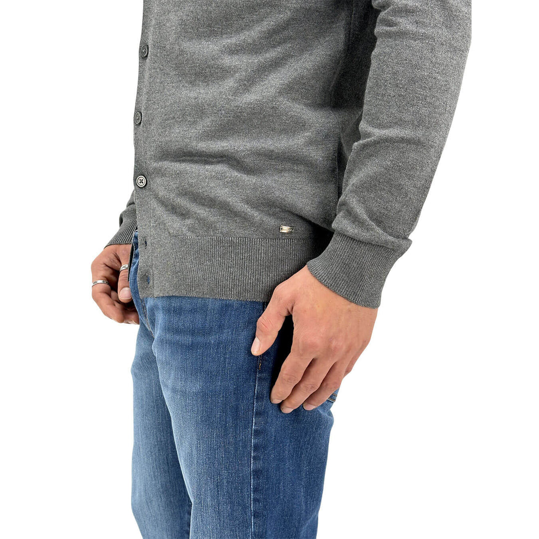 Markup, Cardigan, Uomo, Viscosa, Grigio