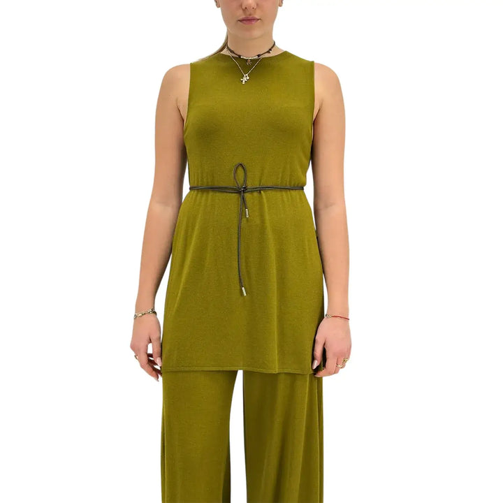 Kontatto, Maglia, Donna, Tessuto Misto, Verde